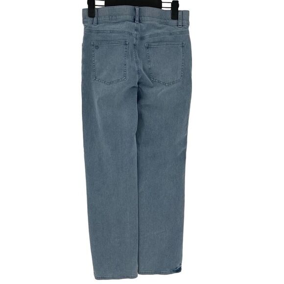 Betabrand 4 Pocket Straight Leg Yoga Denim Jeans Stretch Light Wash Women Medium - Picture 4 of 7